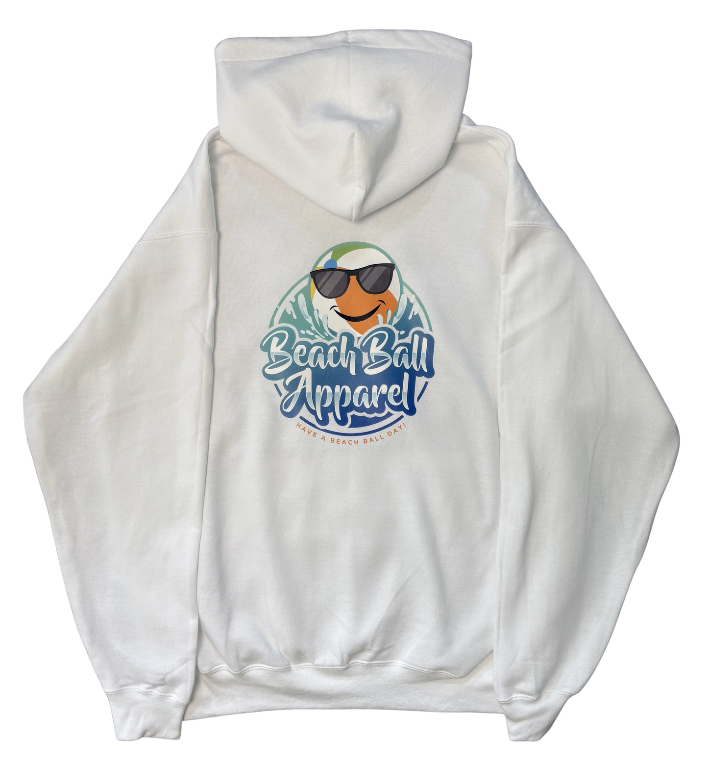 (Pre-Order 3 Weeks) Smiling Beach Ball Back Logo - Hoodie
