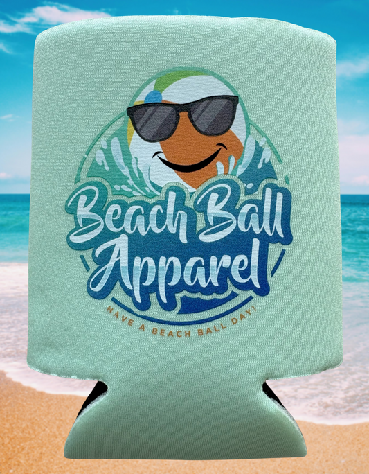 (Pre-Order 3 Weeks) Smiling Beach Ball Logo Can Cooler
