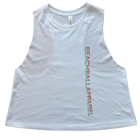 (Pre-Order 3 Weeks) Women's Racer Crop Tank